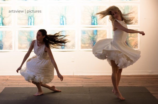 Dancers Anna M. Maynard and Brooks Owens in "Dances with Dear Nature"