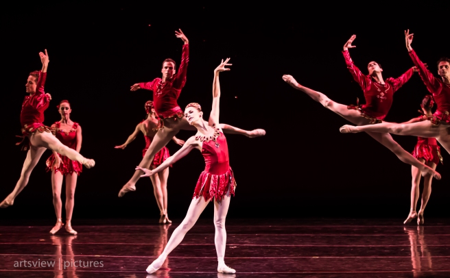 Lara O'Brien in Rubies, choreography by George Balanchine